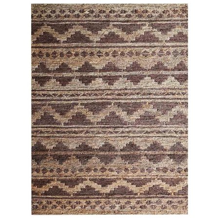 MICASA 6 x 9 ft. Sumak Jute with Eco-friendly Hand Knotted RugBrown Beige MI1785460